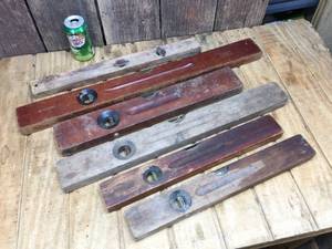 lot 223 image: 5 Wooden Stanley Levels Plus 1