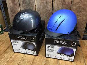 lot 265 image: 2 Troxel Low Profile Equestrian Helmets SM