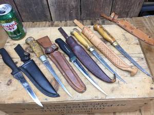 lot 273 image: Group Fillet Knives - Rapala - Normark - Sheffield