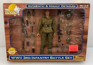 lot 47 image: Vintage The Ultimate Soldier WWII 3Rd Infantry Battle Set