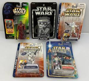 lot 53 image: Misc. Vintage STAR WARS Action Figures (NIB)