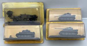 lot 62 image: Misc. Military Vehicles (Most NIB) Loose Pieces Present