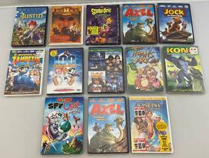 lot 65 image: Misc. Vintage Cartoon DVD Movies (Factory Sealed)