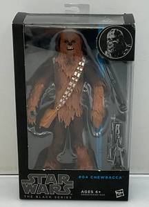 lot 7 image: STAR WARS Black Series  #04 CHEWBACCA Action Figure Set (NIB)