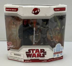 lot 15 image: 2009 STAR WARS Legacy Collection DARTH MAUL & I-5YQ (NIB)