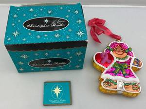 lot 112 image: 2006 CHRISTOPHER RADCO Spice Girl Ornament  Breast Cancer Research With Original Box