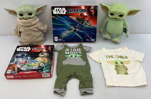 lot 126 image: Misc. STAR WARS Toys Including Baby Yoda & More