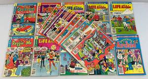 lot 143 image: Misc. 50, 60  Cent Cartoon Comics Including  ARCHIE & More (Some Have Date Stamp Present On Cover)