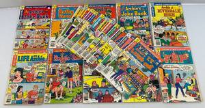lot 145 image: Misc. 40, 50   Cent Cartoon Comics Including  ARCHIE & More (Some Have Date Stamp Present On Cover)