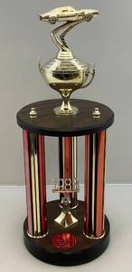 lot 164 image: 1988 Shell Lake Classic Car Show Trophy With Camaro On Top 20