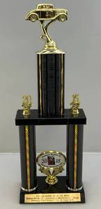 lot 165 image: 2015 Car Show Trophy With Street Rod On Top 20