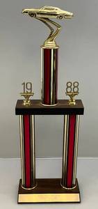 lot 167 image: 1988 Car Show Trophy With Chevelle On Top 21