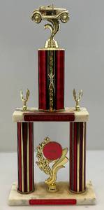 lot 186 image: 1996 Rod & Custom Spectacular Car Show Trophy With Car On Top 20