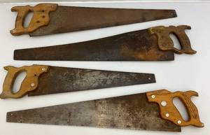 lot 203 image: Vintage Saws