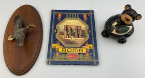 lot 211 image: Vintage Items Including 1920s Rome Photo Book & More