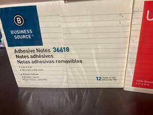 Large Lined Sticky Notes