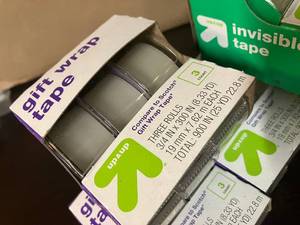 Invisible and Gift Wrap Tape