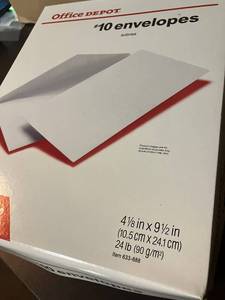 #10 Envelopes