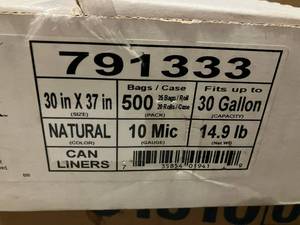 30 Gallon Can Liners