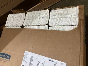 White C-Fold Towels