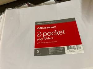 Poly Two-Pocket Folders