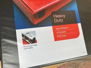 Three-Inch Three Ring Binders