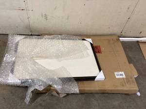 Square Black Wall Mirror Customer Returns See Pictures