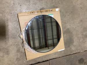 Black Round Wall Mirror Customer Returns See Pictures