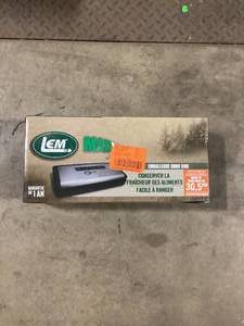 LEM MaxVac 100 Black Stainless Steel Food Vacuum Sealer  Customer Returns See Pictures