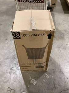 14.5 in. Dia x 16 in. H Straight Sided Twisted Lampakanay Basket  Customer Returns See Pictures