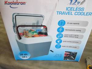 lot 57 image: Coleman Koolatron 26-Qt. 12V Thermo...