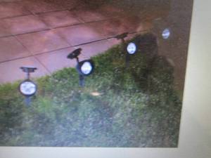 lot 94 image: Pure Garden Navarro Outdoor Solar Y...