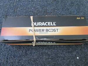 lot 125 image: 36 pk Duracell Powerboost AA Batter...