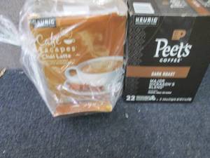 lot 126 image: Chai Latte & Dark Roast Coffee Kcup...