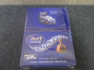 lot 131 image: 60 ct Lindor Dark Chocolate Truffle...
