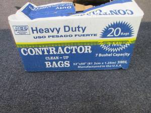 lot 134 image: Contractor Bags...