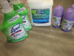 lot 163 image: Gallon Softsoap, 3 Airfresheners, L...