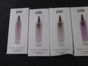 lot 201 image: 4 Pop Sonic Nose & Ear Hair Trimmer...