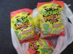 lot 255 image: 6- 8 oz Sour Patch Kids Watermelon...