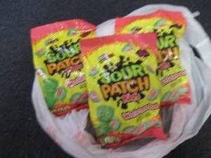 lot 258 image: 6- 8 oz Sour Patch Kids Watermelon...