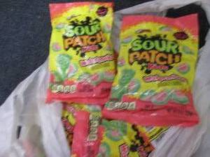 lot 268 image: 6- 8 oz Sour Patch Kids Watermelon...