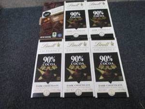 lot 338 image: 6- 3.5 oz Dark Chocolate...
