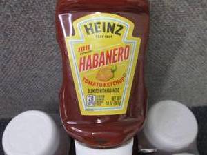 lot 345 image: 6- 14 oz Heinz Habanero Tomato Ketc...