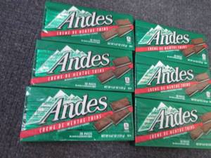 lot 355 image: 6- 4.67 oz Andes Crme de Menthe T...