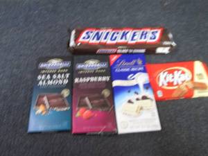lot 365 image: Giant Snickers & 5 Assorted Bars...