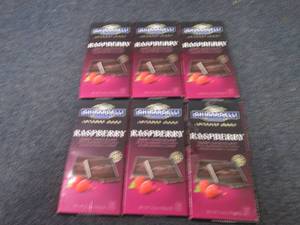 lot 370 image: 6- 3.5 oz Ghirardelli Raspberry Dar...