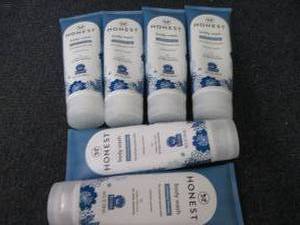 lot 385 image: 6- 8 oz Honest Soothing Therapy Bod...