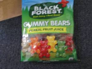lot 403 image: 12- 4.5 oz Black Forest Gummy Bears...