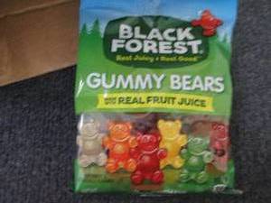 lot 404 image: 12- 4.5 oz Black Forest Gummy Bears...