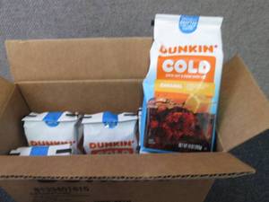 lot 416 image: 6- 10 oz Dunkin Cold Caramel Groun...